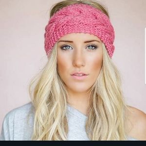 Beautiful Herringbone ear warmer head wrap